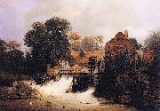 Andreas Achenbach Material and Dimensions USA oil painting artist